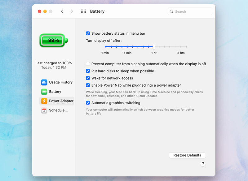 Quản l&yacute; t&igrave;nh trạng pin để xem pin của laptop đang như thế n&agrave;o